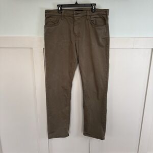 Mavi Matt Relaxed Straight Leg Pants Men's 38x34 Olive Twill Casual  Preppy